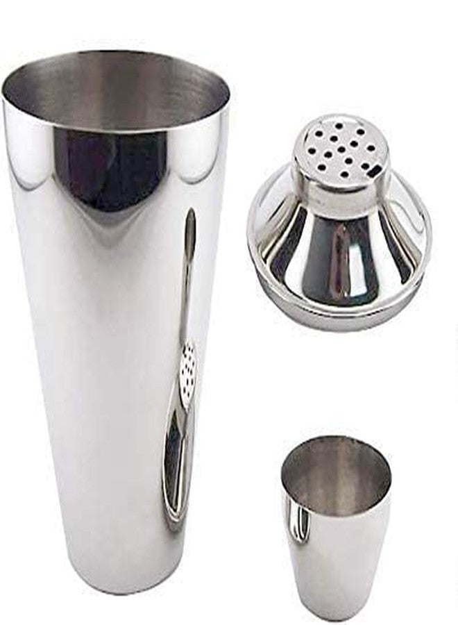 جاردن أوف آرت خلاط كوكتيل من الفولاذ المقاوم للصدأ من جاردن أوف آرتس (500 مل) وكأس صغير لمشروبات المارتيني في الحفلات، مزود بمصفاة مدمجة، مناسب للاستخدام في تحضير الكوكتيلات المنزلية والمنزلية. - Image 4